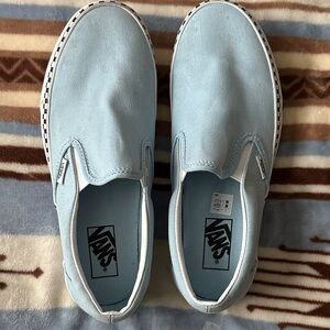 Vans Sky Blue Slip-On Shoes